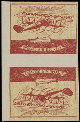 Worldwide Air Post Stamps and Postal History - Canada. 1926, Elliot-Fairchilds Air Service 
