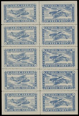 Worldwide Air Post Stamps and Postal History - Canada. 1926, Fairchild Air Transport, Ltd, Rouyn 