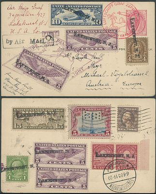 Worldwide Air Post Stamps and Postal History - Canada - Zeppelin Flight. 1930 (May 31-June 6) 