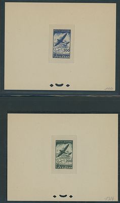 Worldwide Air Post Stamps and Postal History - France - Fezzan (French Occupation). 1948 