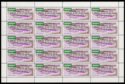Worldwide Air Post Stamps and Postal History - French Colonies - French Guinea. 1963, First 