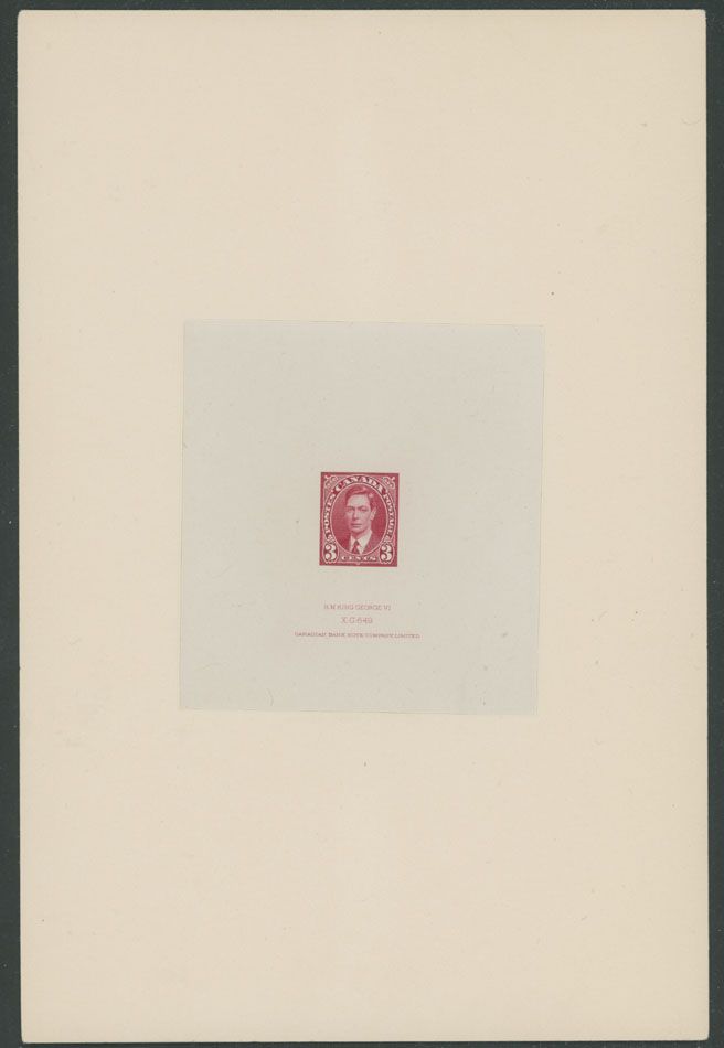 Lot 308: Canada - King George VI issues