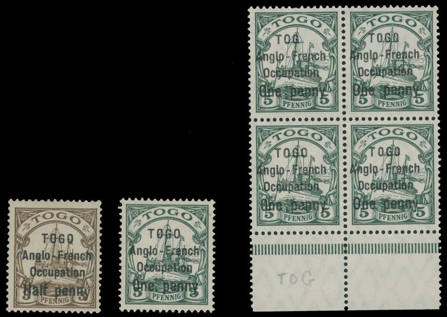 Lot 367: British Commonwealth  - Togo (Anglo-French Occupation)