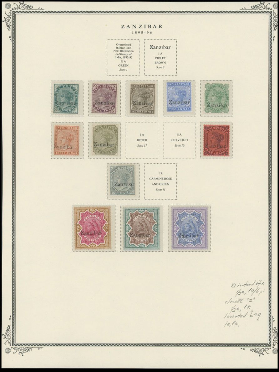 Lot 374: British Commonwealth  - Zanzibar