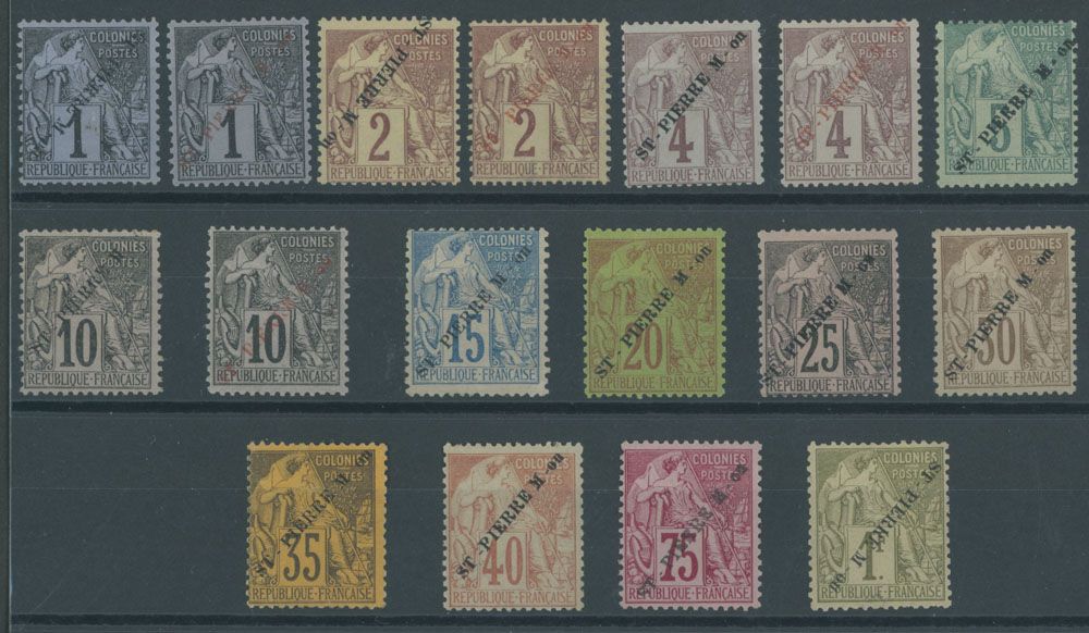 Lot 453: French Colonies  - Saint Pierre and Miquelon