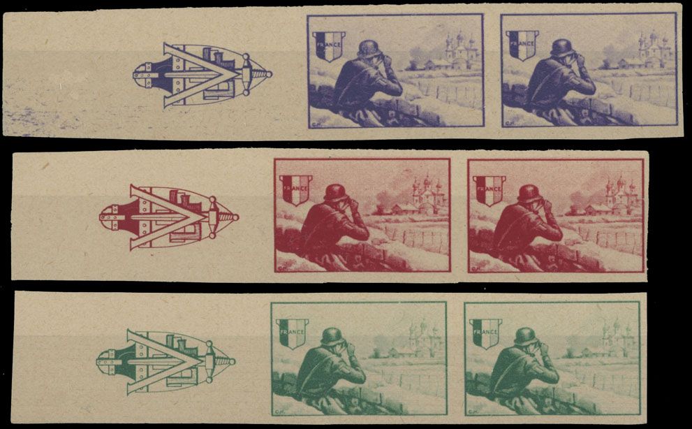 Lot 508: German Occupation Issues in the WWII - Private issues - France Legion Against Bolshevism