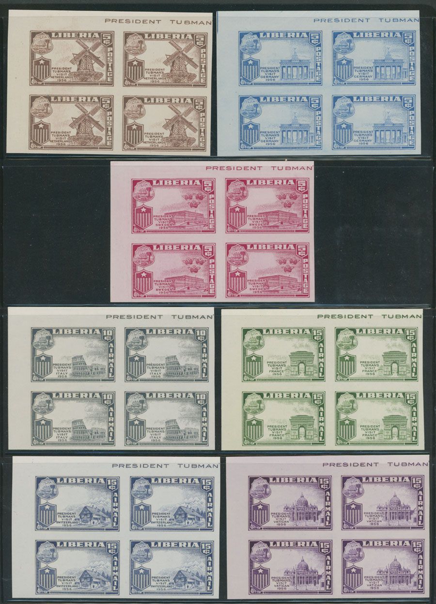 Lot 548: Liberia  - President Tubman's Visits to Europe