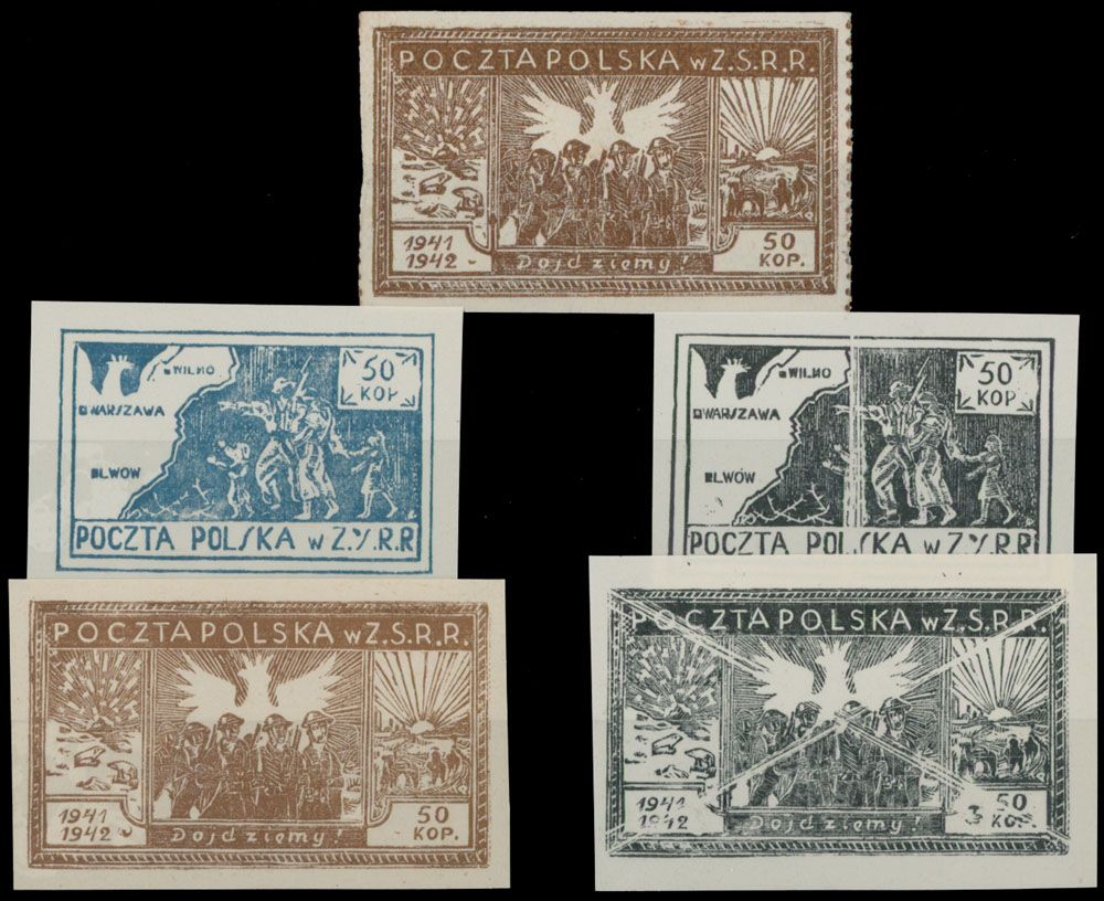 Lot 586: Poland in the World War II - Polish Army in the Soviet Union