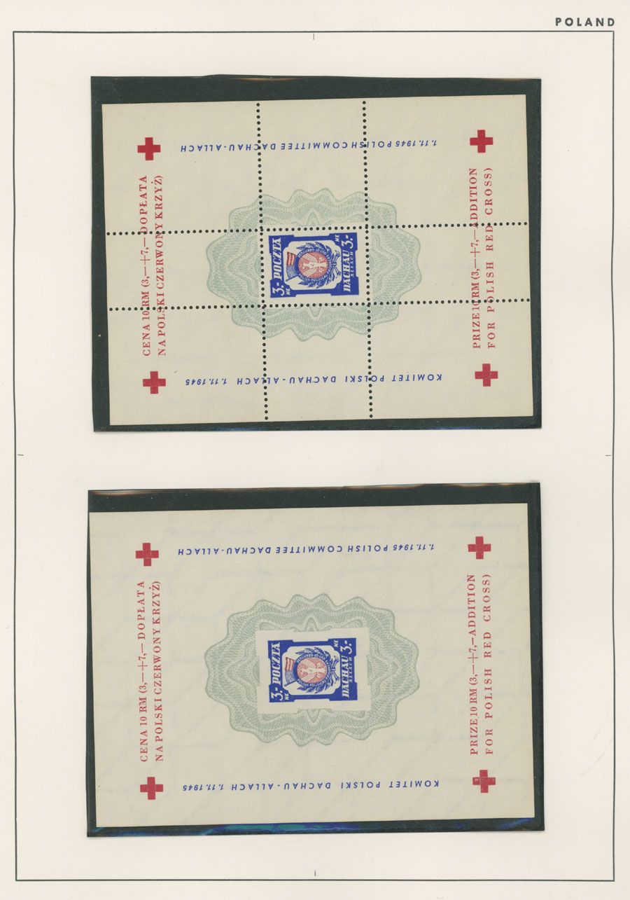 Lot 593: Poland in the World War II - Red Cross DP Camp Issues