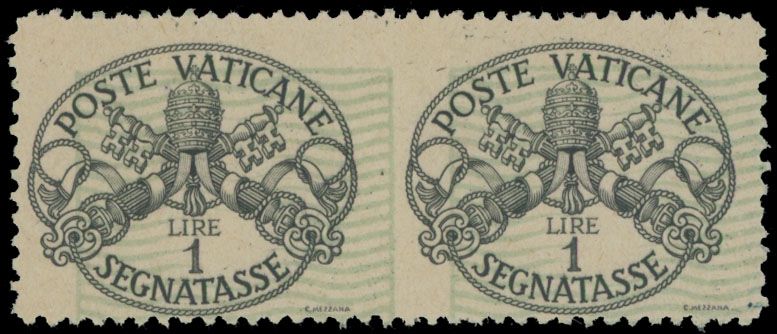 Lot 965: Vatican City - Postage Due