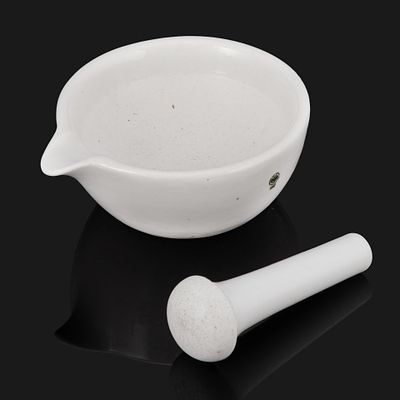 Ступа лабораторная с пестиком, фарфор, Императорский фарфоровый завод (ИФЗ), Россия (при 