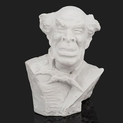 [ТОП ЛОТ] Скульптурный бюст Константина Сергеевича Станиславского, авторы модели &laquo;Кукрыниксы&raquo; 
