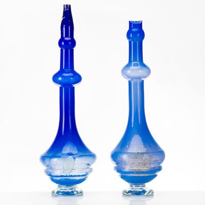 Композиция "Восток" из двух ваз, выполненных в оригинальной манере, автор - Самошкина Валерия 