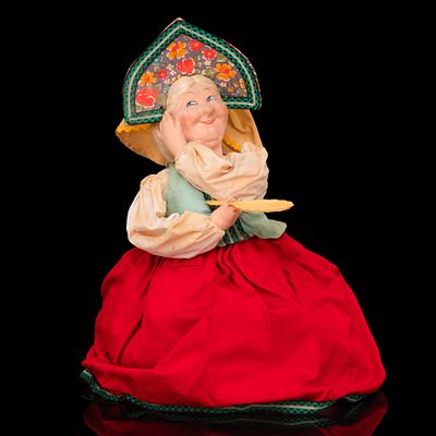 Кукла-грелка на чайник (самовар) "Зеркальце", Московская фабрика сувенирных и подарочных 