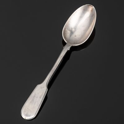 Ложка чайная, мастер-монограммист "МАА", серебро 84 пробы, Российская империя, 1908-1917 гг. Стр 