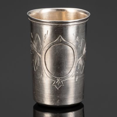 Стопка, мастер-монограммист "БА", серебро 84 пробы, Российская империя, 1899-1908 гг. Страна: 