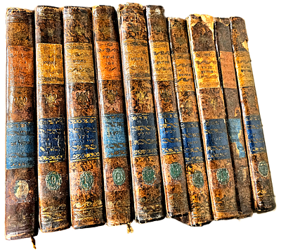 סט ספרי ארבעה ועשרים –מצודת דוד ומצדות ציון. ווארשא, תר"ה. שני שערים. כריכות יפות
. סט ספרי 