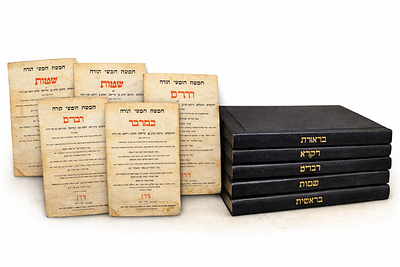 הסכמת הרה"ק רבי ישראל מרוז'ין - חמשה חומשי תורה עם שלושה תרגומים, רש"י ועם אור החיים – באר מים 