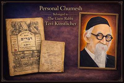 החומש של הגאון רבי צבי קינסטליכער מרבני טרנסילבניה חותנו של הגאון בעל בצל החכמה 
רבי צבי 