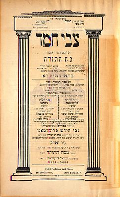 ספר צבי חמד, קונטרס ראשון, כח התורה, כולל קטעים רבים מספר "כחא דהיתרא" (המוזכר בדף השער), מאת 