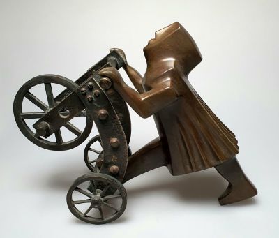 Федор Крушельницкий. Бог солнца. Бронза, клеймо автора, коллекционная сохранность.