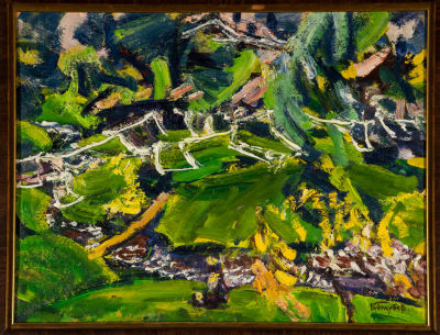 Василий Голубев. Лето, 1971, 48х62,5 см, картон, масло, подписана автором, коллекционная 