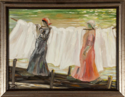 Геля Писарева. Несущие холсты, 2010, 70х100 см, холст, масло, подписана автором, коллекционная 