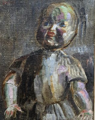 [газоневщина] Игорь Иванов. Кукла, 2011, 53х41, холст на оргалите, масло, подписана и 