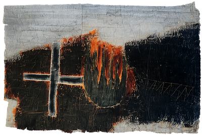 [2015] Вадим Михайлов. Композиция, 2015, 64х107 см, бумага, смешанная техника, подпись и 