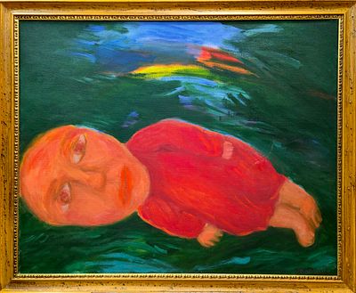 [1997] Елена Фигурина. Радуга, 1997, 80х100 см, холст, масло, подпись и датировка автора 