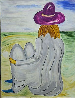 [2007] Геннадий Устюгов. Грусть, 2007, 90х69 см, холст, масло, подпись и датировка автора 
