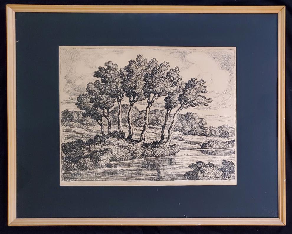 Lot 161: SandzÃ©n, Birger - lithograph, good condition with over