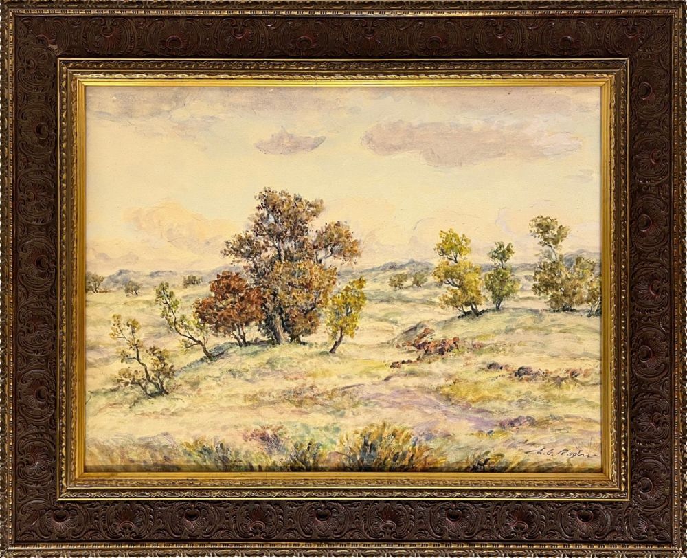 Lot 160: Rogers, Charles (1911-1987) "Mid October Morn" oil on board