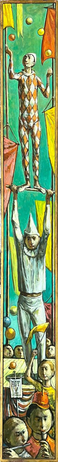 Lot 167: Raymer, Lester (1907-1991) "Act V" 1969 oil on board