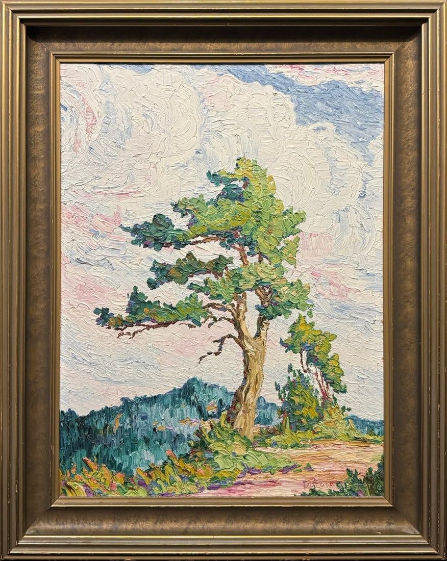 Lot 151: Runbeck, Dolores Gaston (1898-1994) untitled tree, oil on board