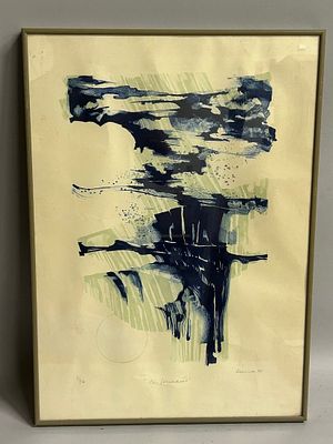 Lot 1259 – Abstract Litho by Revilla – Ray's Premier Auction, Easiest
