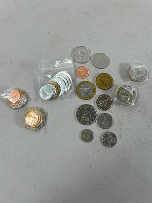 African Coins from Nigeria, Gambia, Congo, and Uganda Condition: Good vintage condition. Please