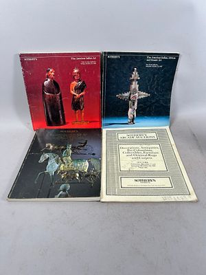 Collection of Sotheby's Catalogs American Indian Art (4). 10.5"h x 8.5"w (largest) Condition: