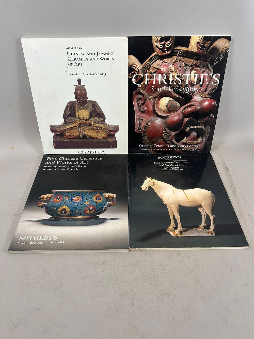 Collection of Sotheby's Catalogs Japanese Chinese Art & Ceramics (4). Collection of Sotheby's 