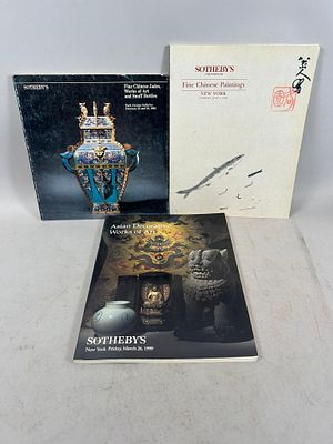 Collection of Sotheby's Catalogs Chinese Art & Paintings (3). Collection of Sotheby's Catalogs
