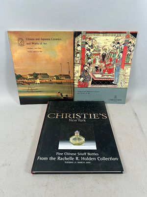 Collection of Sotheby's Catalogs Japanese Chinese Snuff Bottles & Ceramics (4). Collection of
