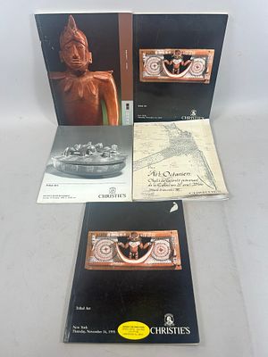 Collection of Tribal Art & Ocenia Catalogs (5). Collection of Tribal Art & Ocenia Catalogs