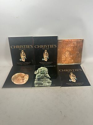 Collection of Pre-Columbian Art Catalogs from Christie's and Sotheby's (6). 10.5"h x 8.5"w
