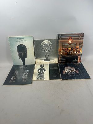 Collection of Christie's and Sotheby's CatalogsTribal and Pre-Columbian Art (6). 11"h x 8.5"w