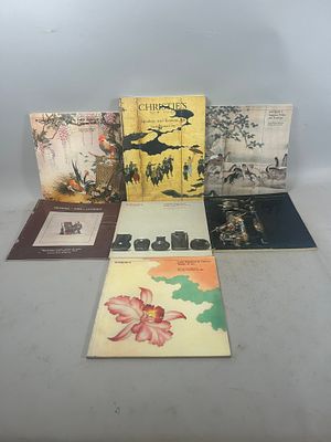 Collection of Christie's and Sotheby's Catalogs Japanese and Korean Art (7). 10.5"h x 8.5"w