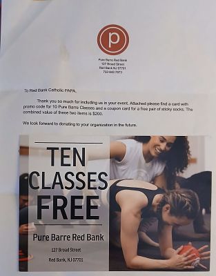 Pure Barre of Red Bank . 10 Classes plus a pair of socks. Value of $200.