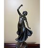 Antique French Bronze Figure Of A Dancing Maiden, Circa 1890. Measure approx. 13" tall. Please Image - 2