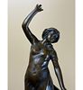 Antique French Bronze Figure Of A Dancing Maiden, Circa 1890. Measure approx. 13" tall. Please Image - 4