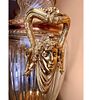Magnificent And Monumental French Baccarat Crystal Lidded Urns w/ Gilt Bronze Ormolu. Magnificent Image - 4