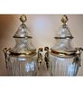 Magnificent And Monumental French Baccarat Crystal Lidded Urns w/ Gilt Bronze Ormolu. Magnificent Image - 7